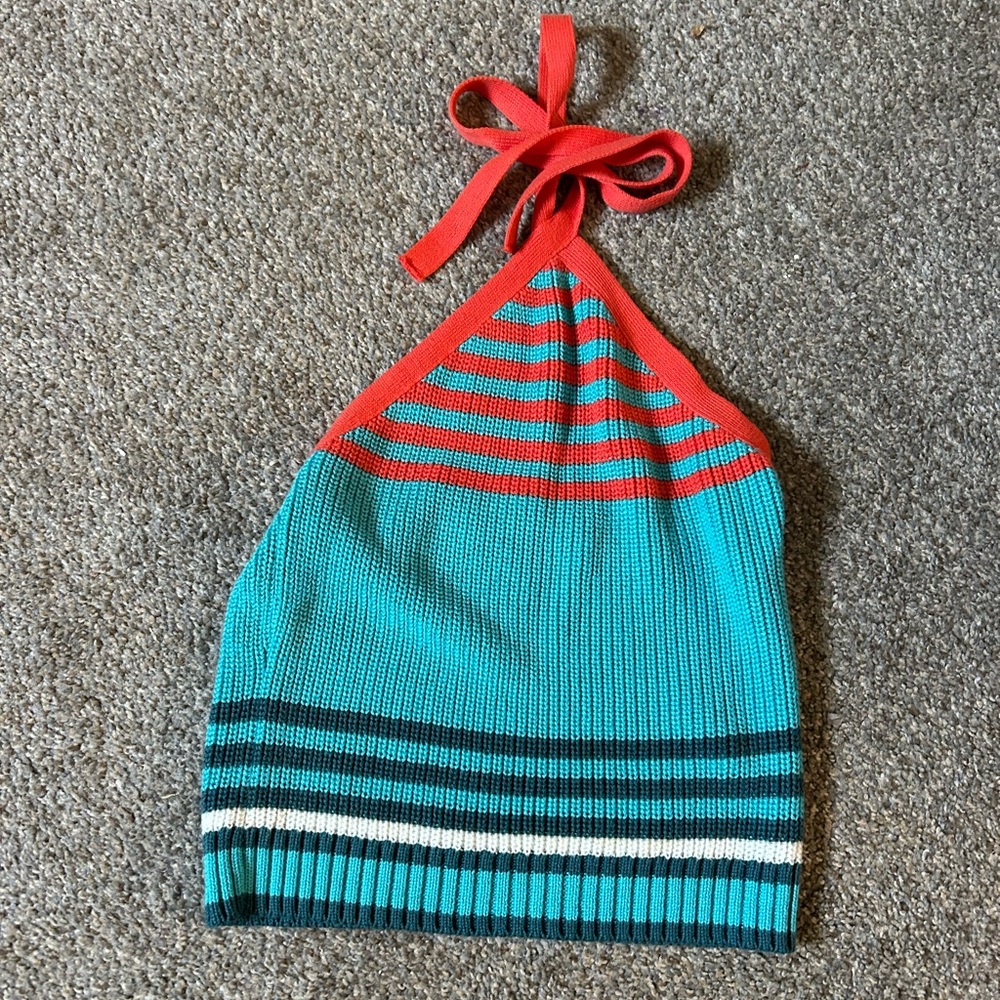 Zara halter knit tank